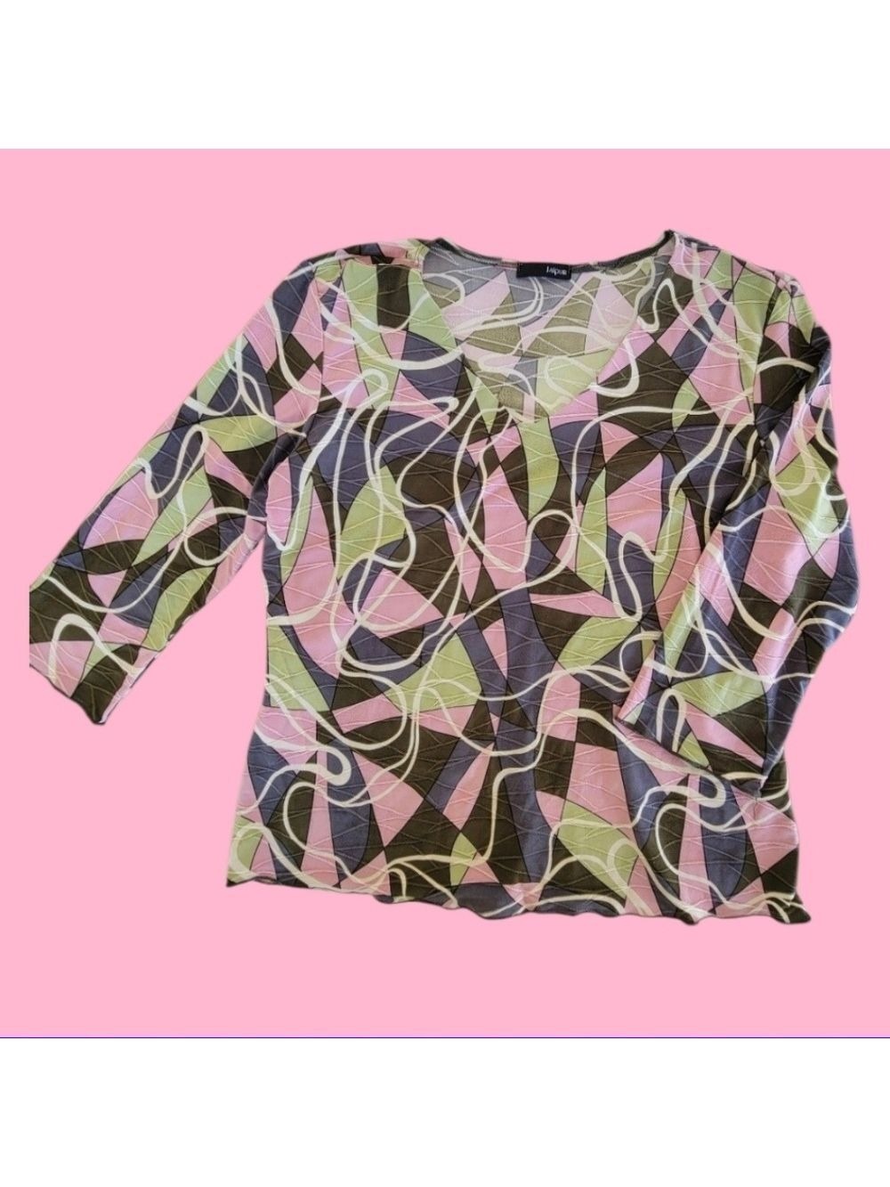 Jaipur blouse size Large, 19.5in across chest